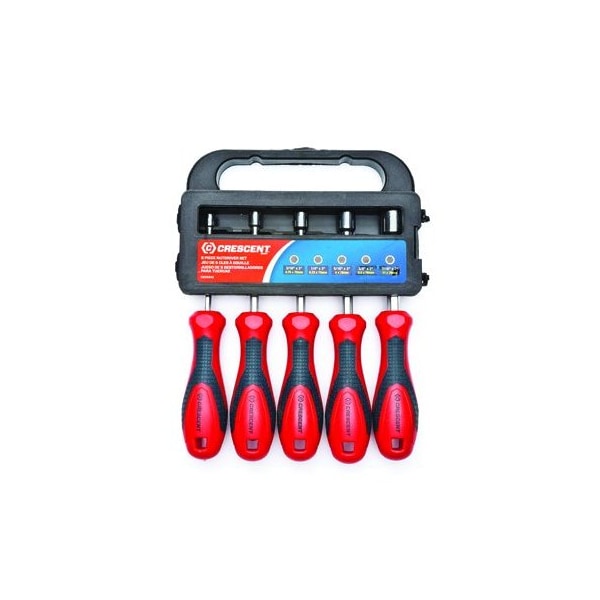 NUT DRIVER SET  5 PC CUSHION GRIP